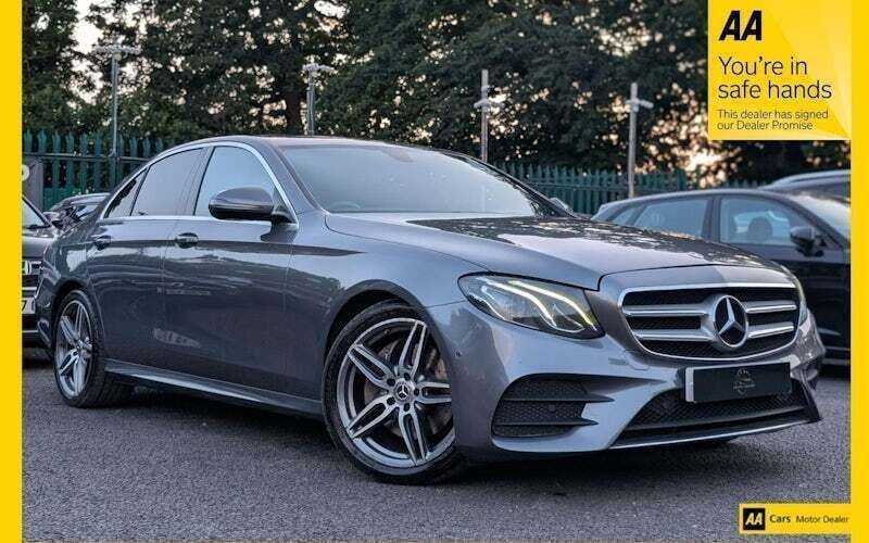 Grey Used 2019 Mercedes E220 AMG line Sedan | £14,888 (Good price) - Image 1/3