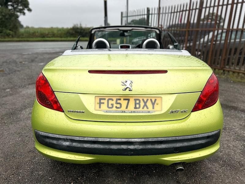 Used Peugeot 207 CC GT 120 HP (88 kW) 2007 Yellow Cabriolet
