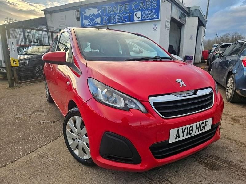Used Peugeot 108 Active 68 HP (50 kW) 2018 Red Hatchback