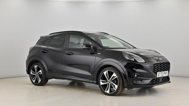 Black Used 2022 Ford Puma ST-Line X Hatchback | £17,295 (Fair price) - Image 1/4