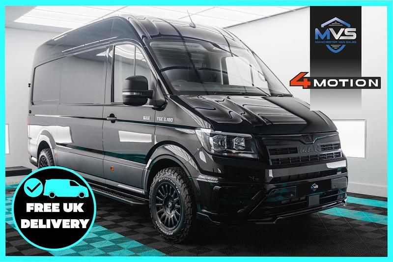 Black New 2026 MAN TGE Van | £57,495 - Image 1/4