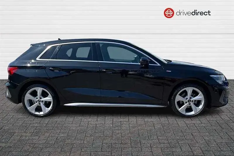 Used Audi A3 Sportback S-Line 110 HP (80 kW) 2024 Black Hatchback