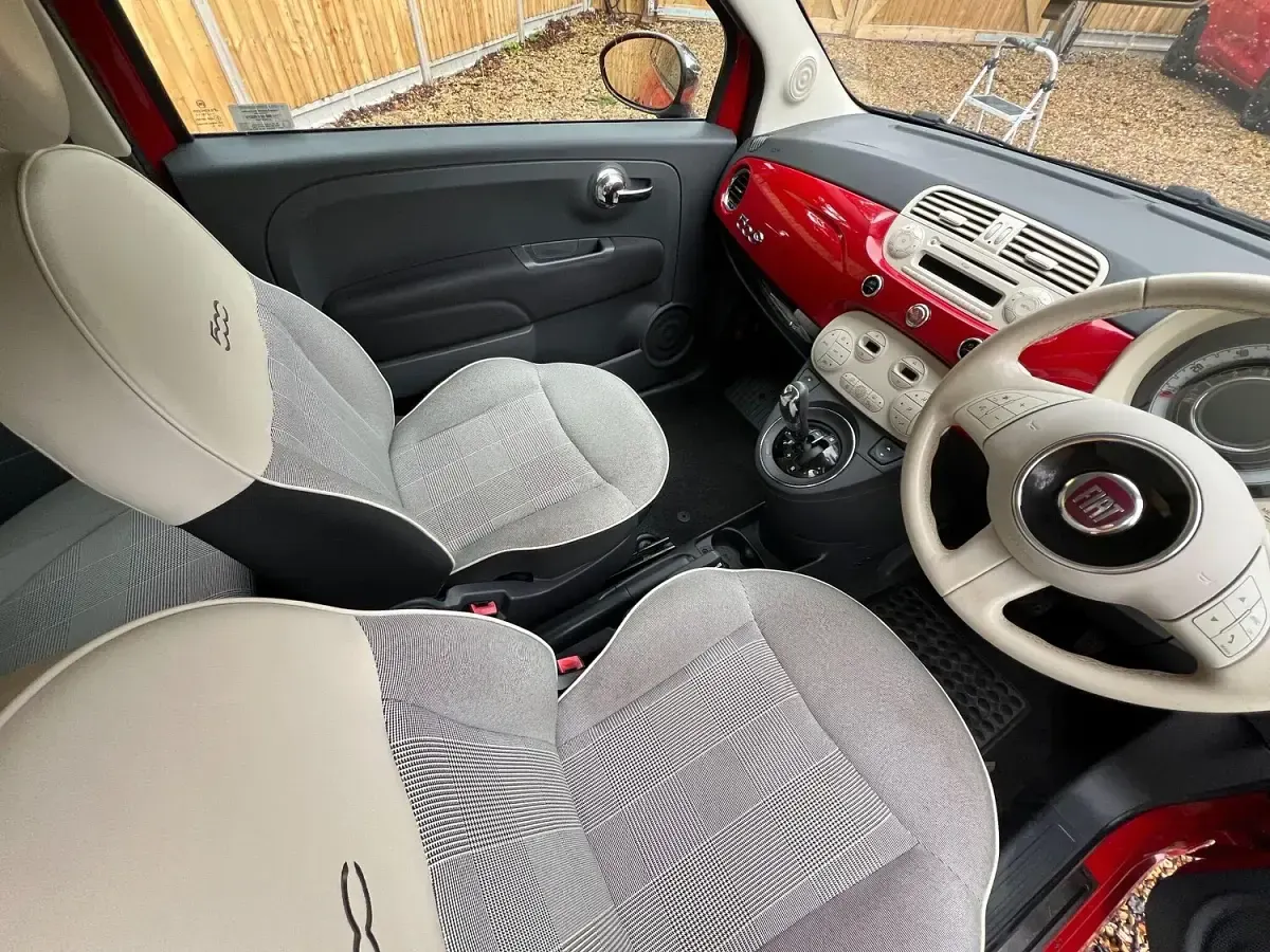 Used Fiat 500C Lounge 2015 Red Cabriolet