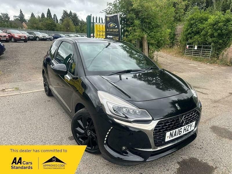 Black Used 2016 DS Automobiles DS3 Prestige Hatchback | £5,895 (A bit pricey) - Image 1/4