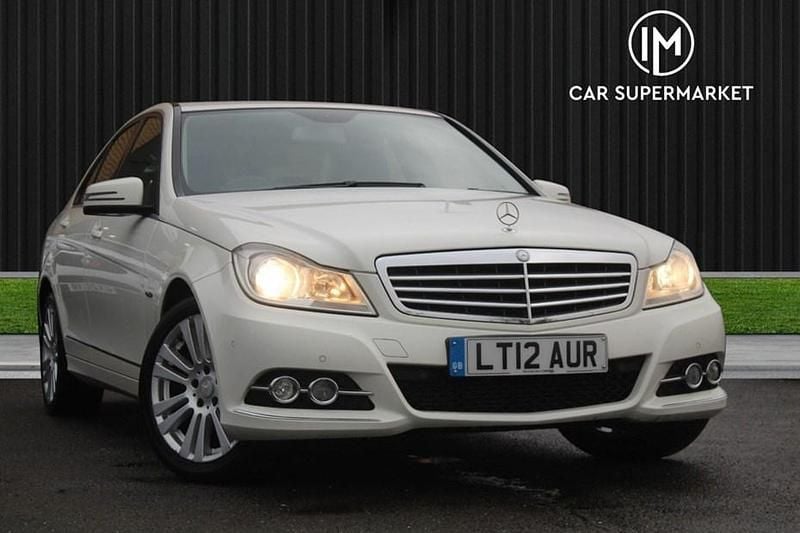 Used Mercedes C180 Elegance 2012 White Sedan