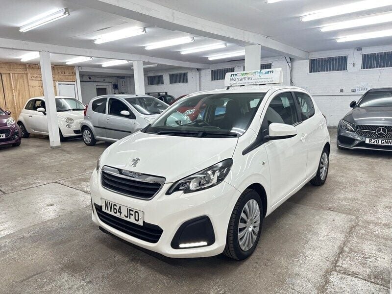 White Used 2014 Peugeot 108 Active Hatchback | £4,950 (Fair price) - Image 1/4