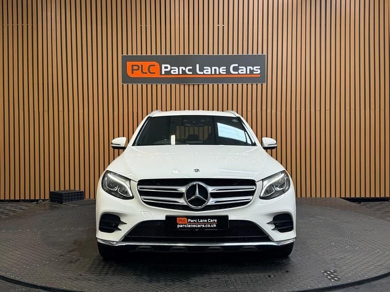 Begagnad Mercedes GLC220 AMG line 2017 Vit Kombi