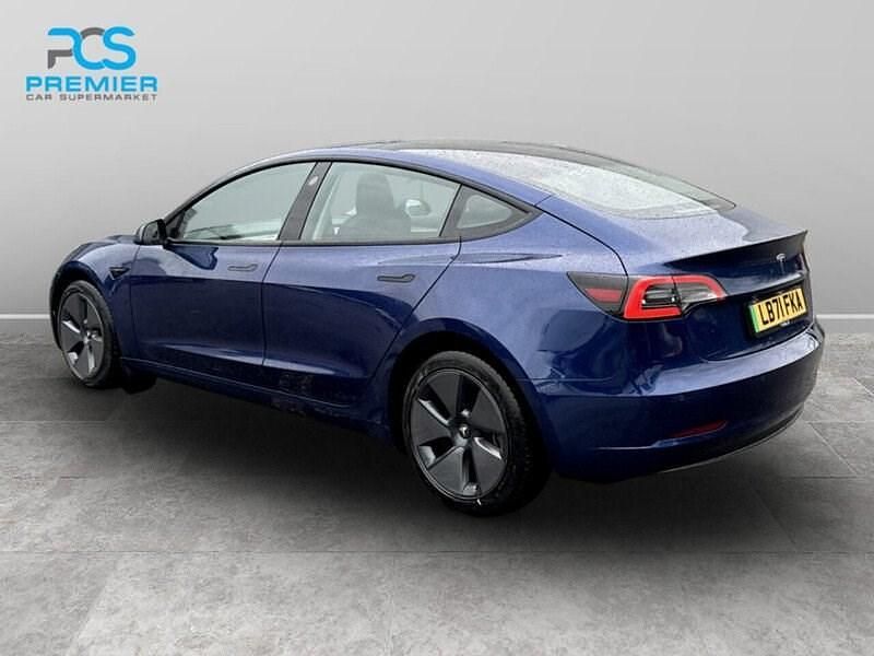 Used Tesla Model 3 Standard Range Plus 366 kW (498 HP) 2021 Blue Sedan