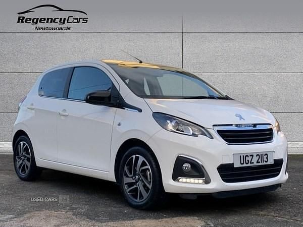 White Used 2021 Peugeot 108 Allure Hatchback | £9,495 (Fair price) - Image 1/4
