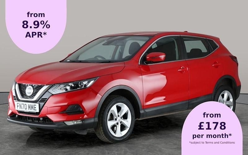 Red Used 2020 Nissan Qashqai Acenta Premium SUV | £13,116 (Super price) - Image 1/2