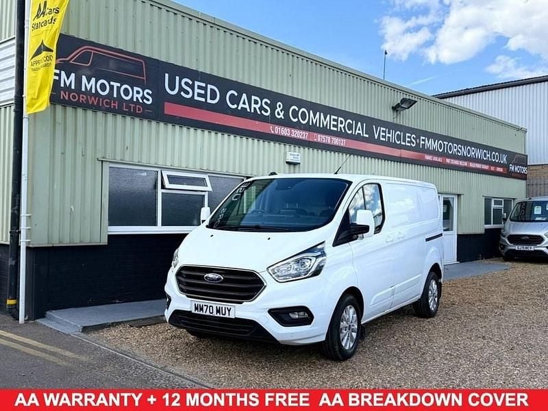 White Used 2020 Ford Transit Custom Limited Van | £12,900 (Good price) - Image 1/2