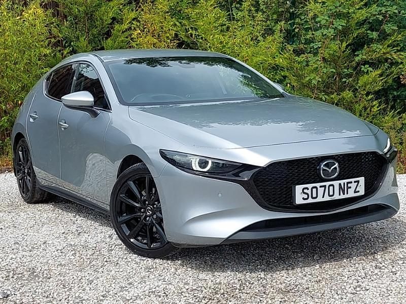 Silver Used 2020 Mazda 3 Inclusive Hatchback | £14,498 (Fair price) - Image 1/4