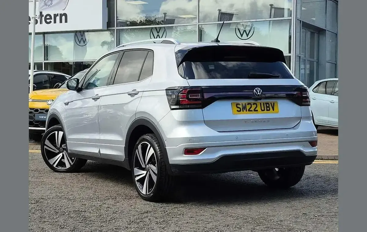 Used VW T-Cross R-line 150 HP (110 kW) 2022 Silver SUV