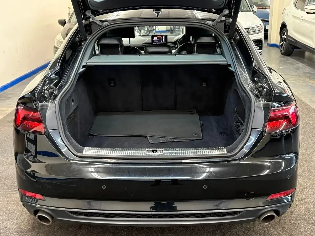 Used Audi A5 Sportback S-Line 150 HP (110 kW) 2019 Black Hatchback