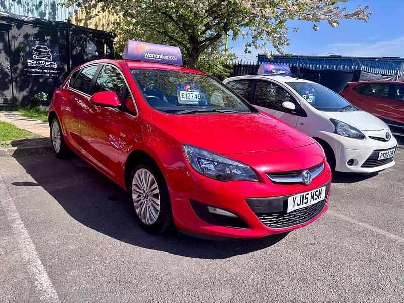 Used Vauxhall Astra Excite 2015 Red Hatchback