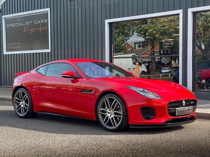 Red Used 2018 Jaguar F-Type R-Dynamic Coupe | £24,887 (Fair price) - Image 1/4