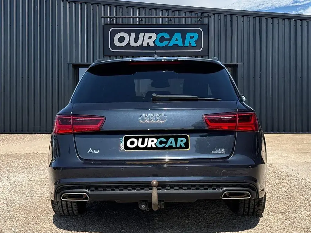 Used Audi A6 Black Edition 272 HP (200 kW) 2017 Blue Estate