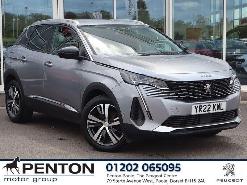 Grey Used 2022 Peugeot 3008 Allure Premium Hatchback | £18,490 (Fair price) - Image 1/4