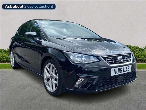 Black Used 2018 Seat Ibiza FR Hatchback | £9,600 (Fair price) - Image 1/4
