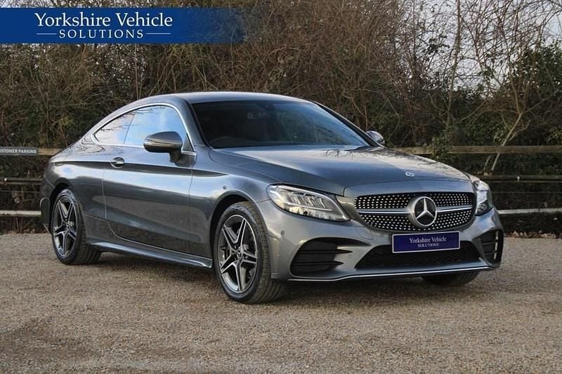 Used Mercedes C200 AMG line 184 HP (135 kW) 2023 Grey Coupe