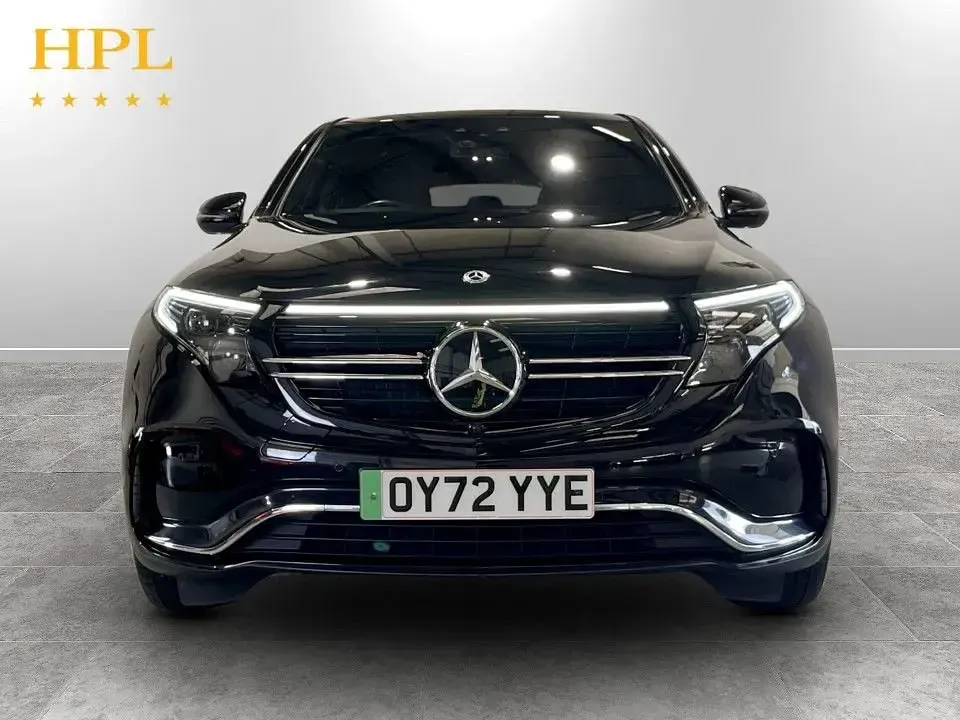 Used Mercedes EQC400 AMG line 300 kW (408 HP) 2022 Black SUV