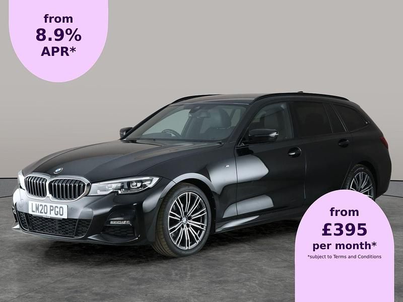 Black Used 2020 BMW 320 M Sport Estate | £24,654 (Fair price) - Image 1/2