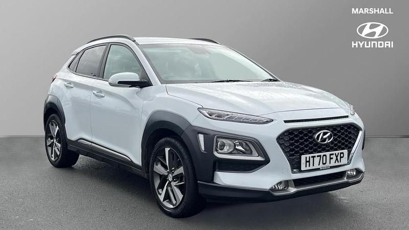White Used 2021 Hyundai Kona Premium SUV | £11,689 (Good price) - Image 1/4