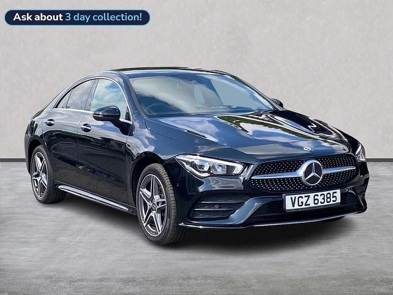 Black Used 2021 Mercedes CLA250e AMG Line Premium Sedan | £21,499 (Fair price) - Image 1/4