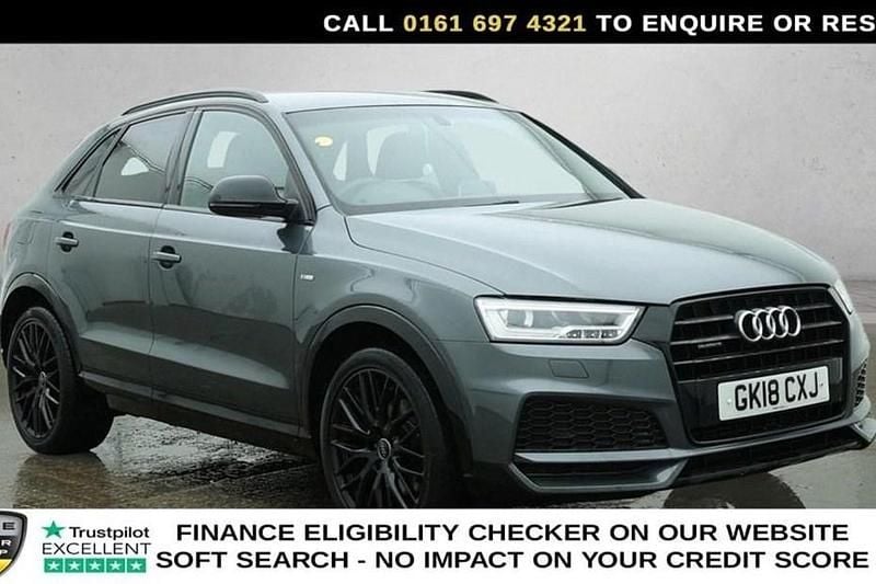 Used Audi Q3 Black Edition 180 HP (132 kW) 2018 Grey SUV