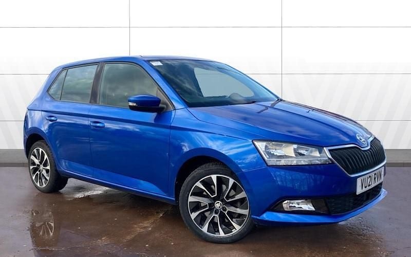 Used Skoda Fabia SE Drive 95 HP (69 kW) 2021 Blue Hatchback