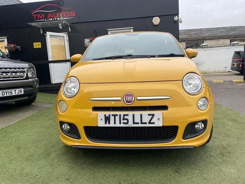Used Fiat 500 S 69 HP (50 kW) 2015 Yellow Hatchback