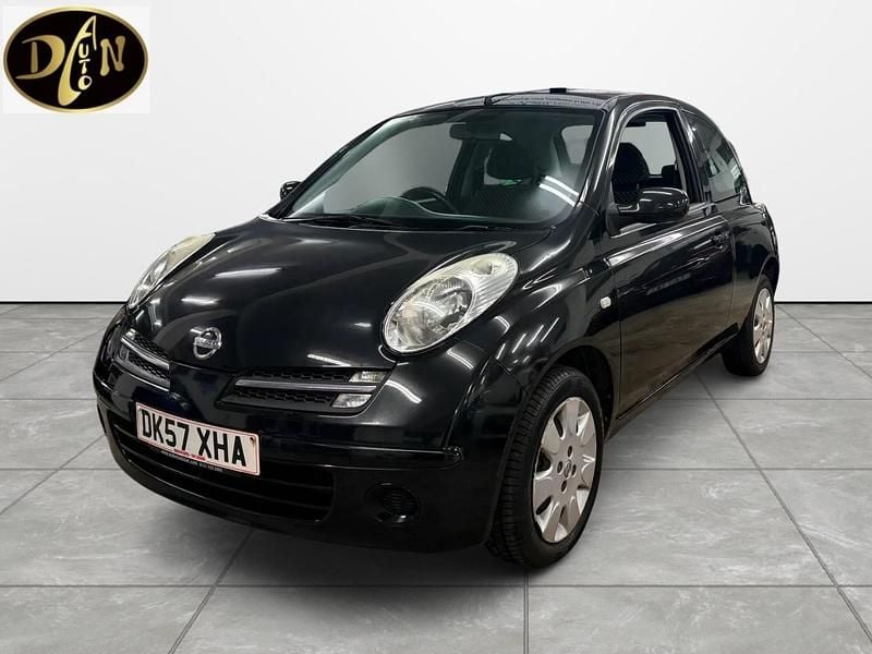 Black Used 2007 Nissan Micra Hatchback | £2,895 (Fair price) - Image 1/4