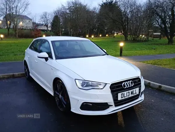Used Audi A3 S-Line 2015 White Hatchback