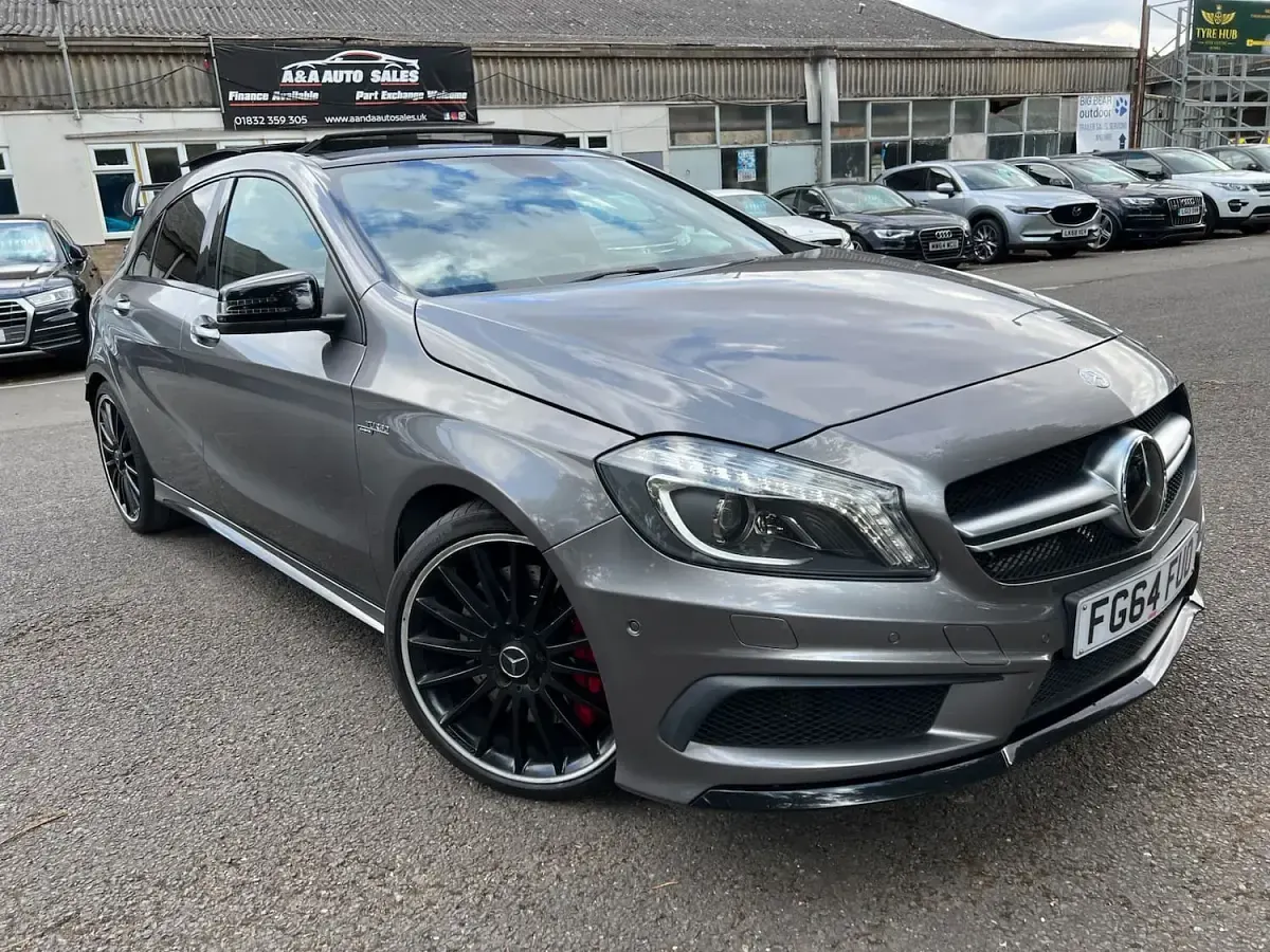 Used Mercedes A45 AMG AMG 354 HP (260 kW) 2014 Grey Hatchback