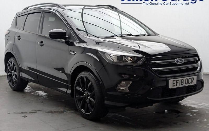 Black Used 2018 Ford Kuga ST-Line X SUV | £14,750 (A bit pricey) - Image 1/4