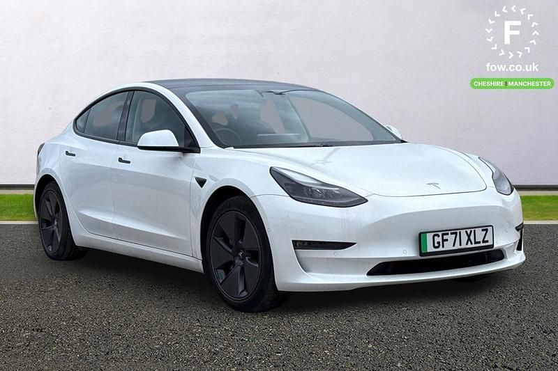 Used Tesla Model 3 Long Range AWD 77 kW (106 HP) 2021 White Sedan