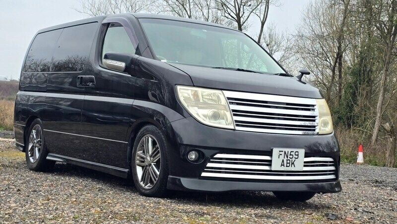 Used Nissan Elgrand 2022 Black MPV