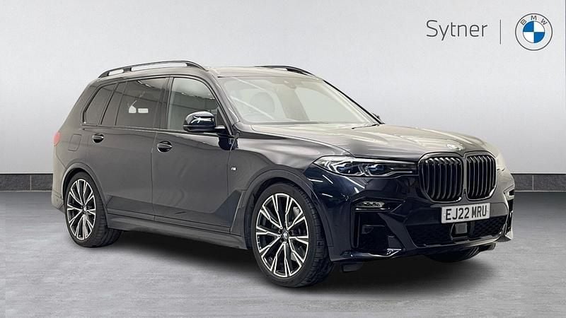 Black Used 2022 BMW X7 M Sport SUV | £58,500 (Good price) - Image 1/4