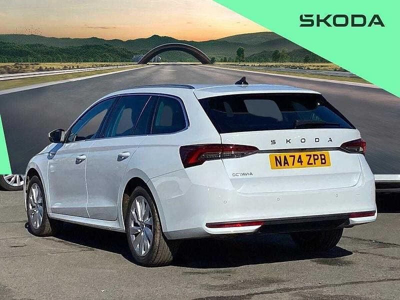 Used Skoda Octavia First Edition 150 HP (110 kW) 2024 White Estate