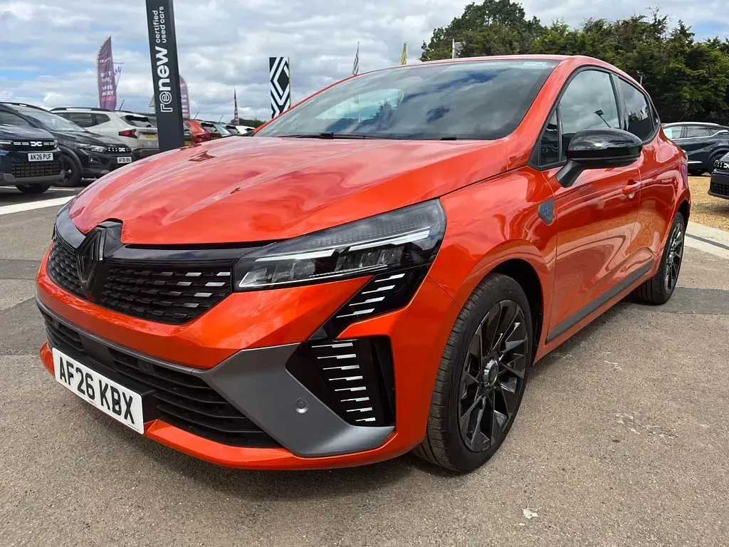 New Renault Clio Esprit Alpine 2026 Orange Hatchback