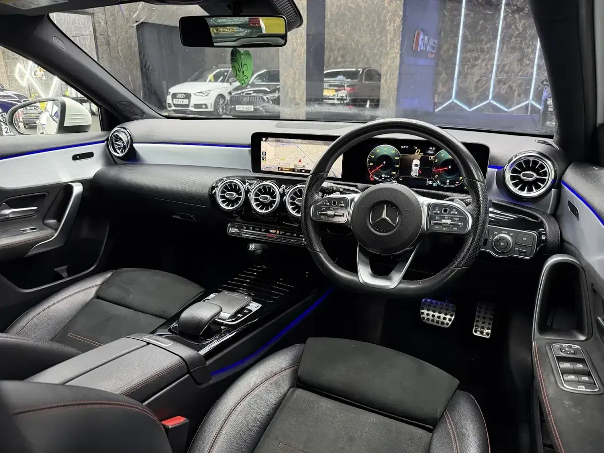 Used Mercedes A200 AMG Line Premium 2018 White Hatchback