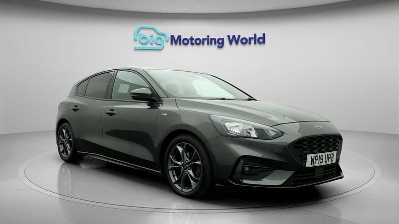 Grey Used 2019 Ford Focus ST-Line Hatchback | £9,700 (Fair price) - Image 1/4