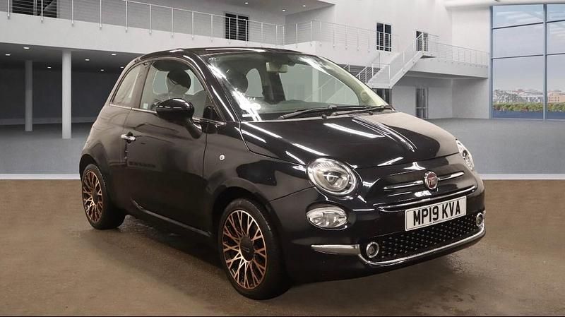 Black Used 2019 Fiat 500 Collezione Hatchback | £6,495 (Good price) - Image 1/4