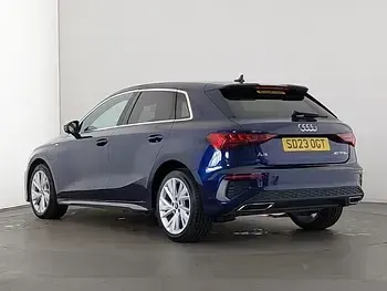 Used Audi A3 e-tron S-Line 204 HP (150 kW) 2023 Blue Hatchback