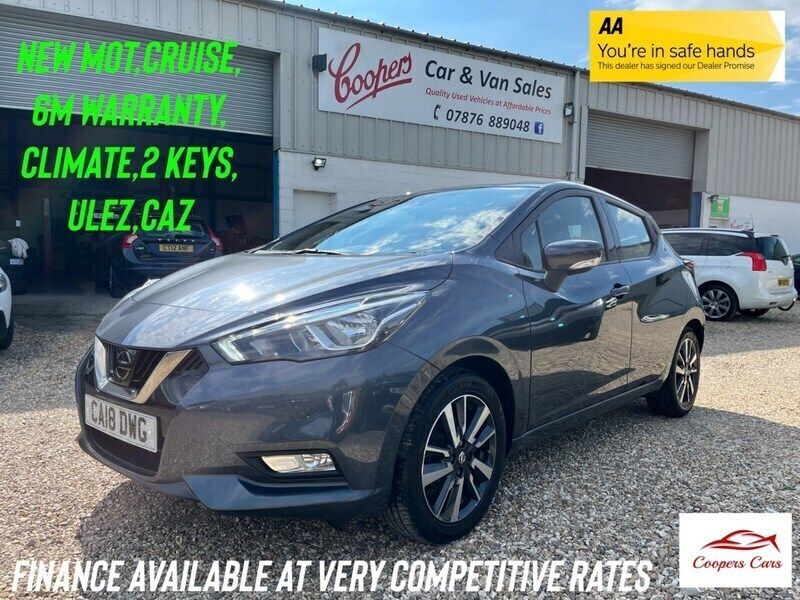 Grey Used 2018 Nissan Micra Acenta Limited Edition Hatchback | £7,495 (Fair price) - Image 1/4