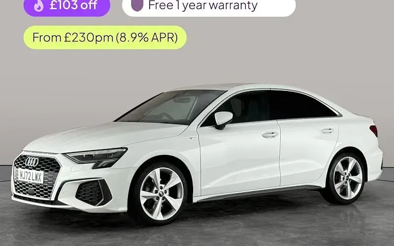 Used Audi A3 S-Line 110 HP (80 kW) 2022 Sedan
