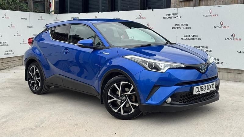 Blue Used 2018 Toyota C-HR Design SUV | £14,395 (Fair price) - Image 1/4