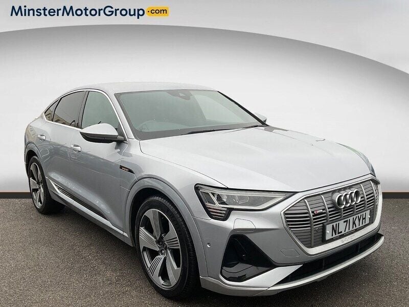 Silver Used 2021 Audi e-tron S-Line SUV | £22,390 (Good price) - Image 1/4