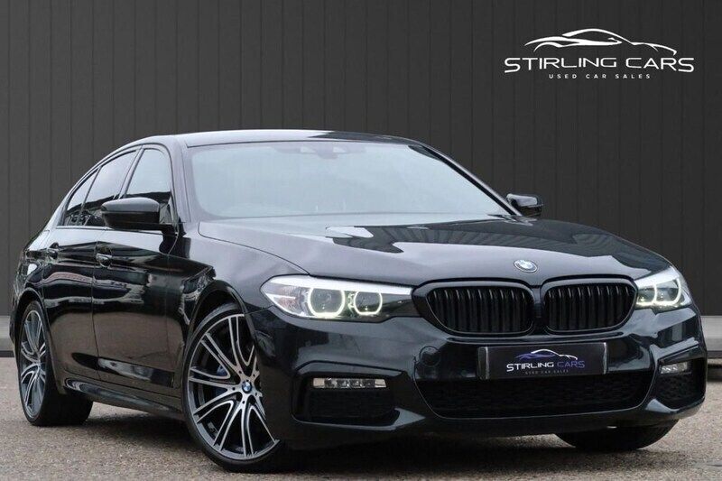 Black Used 2017 BMW 530 M Sport Sedan | £18,989 (Fair price) - Image 1/4