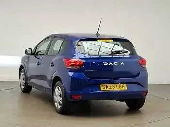 Used Dacia Sandero Expression 100 HP (73 kW) 2023 Blue Hatchback